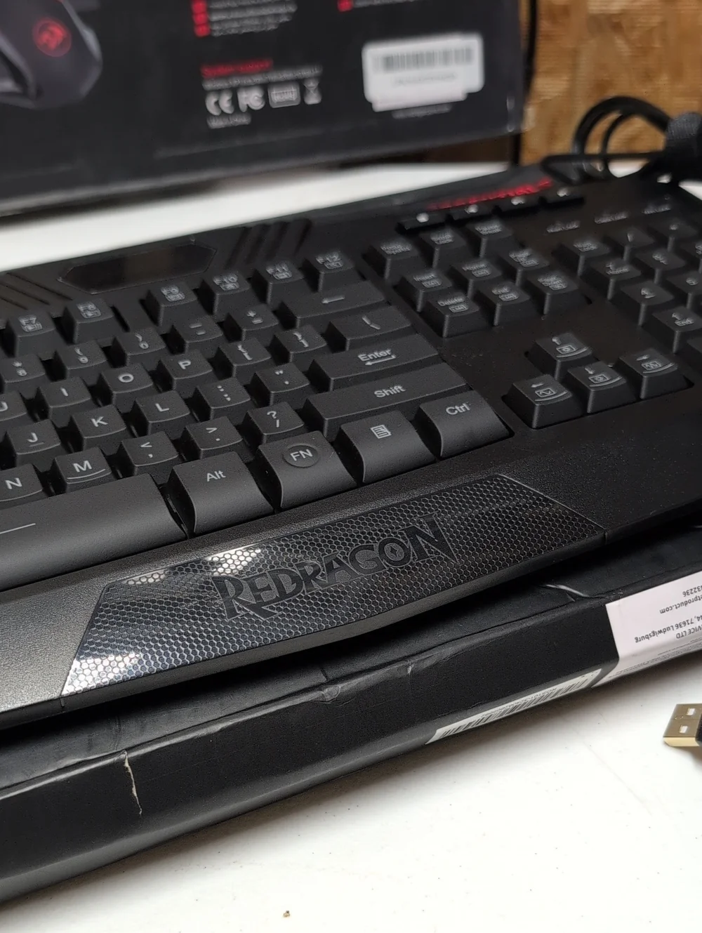 2-InRedragon RGB Gaming Wired  Keyboard & Mouse Combo in Black